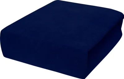 Produktbild von Spannbettlaken Frottee Marineblau 80x200cm, elastisches Bettlaken mit Gummizug, weich, atmungsaktiv, auch verfügbar in anders 22 Farben & 14 Größen
