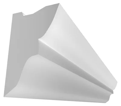 Obrázok produktu pre ELHARE Štuková lišta LED svetelný pásik profil nepriameho osvetlenia steny LS16B - 80x50mm, 2m
