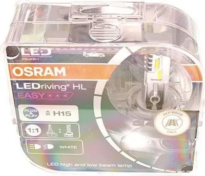Image de Osram LEDriving ampoule HL Easy H15 12V 3/16W PGJ23t-1 2 pièces