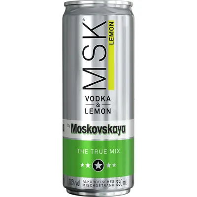 Obrázok produktu pre Moskovskaya Vodka & Lemon 10% obj.
