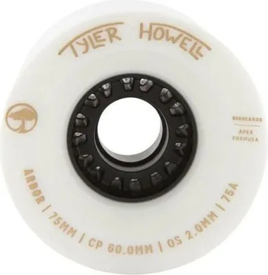 Obrázek produktu pro Kola SK8 ARBOR Highlands Tyler Howell - bílá - 75 mm/75a