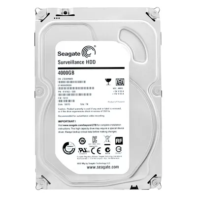 Obrázok produktu pre Seagate SV35 Series Surveillance HDD, 4TB, 4 TB, 64 MB, 3.5", Serial ATA III