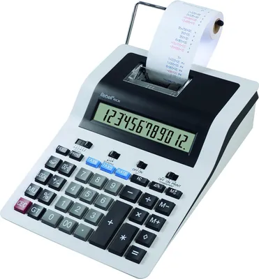 Produktbild von Rebell PDC30 Tischrechner druckend weiss/schwarz