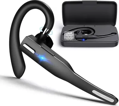Produktbild von Bluetooth-Ohrhörer für Mobiltelefone,Bluetooth-Headset mit Mikrofon,kompatibelmitAndroid-Telefonen und iPhone.GeräuschunterdrückungfürdasFahrenim Büro