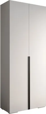 Produktbild von MEBLE KRYSPOL Inova 1 Schrank - 236,7x100x47cm - Weiß Weiß Schwarz