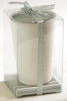 Produktbild von Kerze im Keramiktopf, 11cm hoch, Ø 7cm