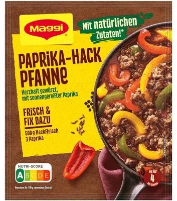 Image de Maggi Fix Paprika-Hack-Pfanne (42 g)