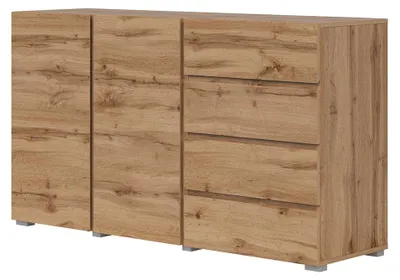 Produktbild von Buffet Maxis mit 4 Schubladen und 2 Türen, Holzoptik, 138cm