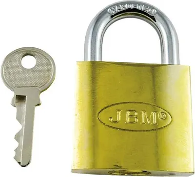 Immagine prodotto di JBM 53403, Lucchetto convenzionale, Serratura, Serrature varie, Ottone, 3,8 cm, 150 g