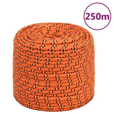 Immagine prodotto di Vidaxl -Bootseil 10 mm 250 m Polipropilenearancione