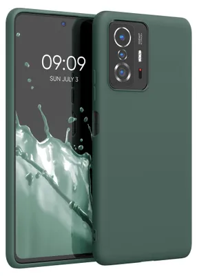 Produktbild von kwmobile Handyhülle für Xiaomi 11T / 11T Pro Hülle - TPU Case - Kabelloses Laden - Schutzhülle Cover in Moosgrün