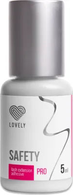 Produktbild von Wimpernkleber für Wimpernverlängerung Einzelwimpern von Lovely,  Safety 5ml