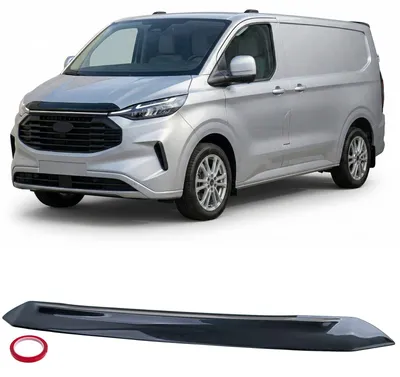 Für Ford Transit Tourneo Custom 2023- Motorhauben Steinschlagschutz Windabweiser in der Farbe Schwarz von Carparts-Online GmbH