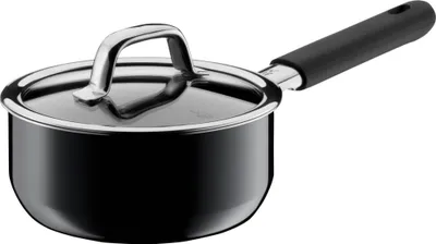Produktbild von WMF FUSIONTEC 05.1525.5290, 1,3 l, Rund, Schwarz, Edelstahl, Schwarz, Keramik, Gas, Halogen, Induktion