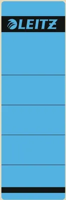 Produktbild von Leitz - Rückenetikett breit/kurz 62x192mm selbstklebend blau 10 Stück