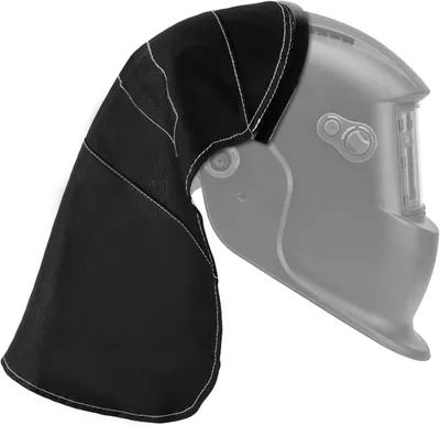 Imagen del producto de Casco con protección para el cuello, ignífugo, de 46,5 x 46 cm, que protege contra chispas
