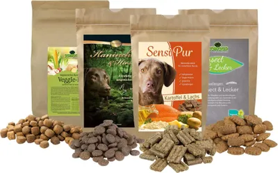 Produktbild von Trockenfutter Futter Testpaket 4x400g f.d.norm. ausgewachsenen Hund