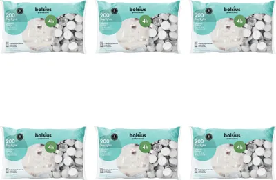 Productafbeelding van Bolsius Professional - Teelichthouders - 200 stuks per verpakking - Zakverpakking - Voordeelverpakking - 1200 stuks - 6 verpakkingen