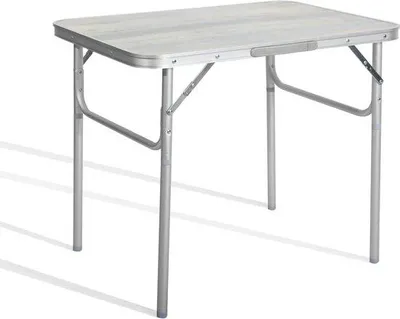 Produktbild von Aluminium Campingtafel mit MDF Tischplatte, Außenverwendung