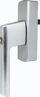 Produktbild von SI Siegenia LM4200 Getriebegriff Fenstergriff abschließbar LM4200 silber EV 1