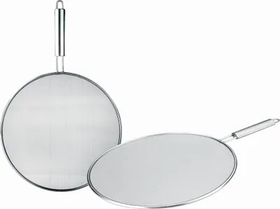 Image de Ibili 29 Cm Grille anti-éclaboussures en acier inoxydable Argent Argent One Size