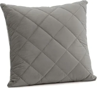 Produktbild von Velours-Kissen mit Steppung 45x45cm-Velluto 15