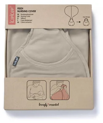 Productafbeelding van Kipkep Feedi Borstvoedingsdoek Cookie Beige Katoen (1 stuk)