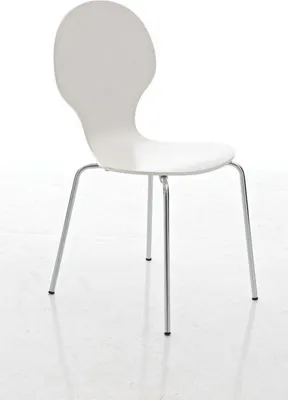 Produktbild von Besucherstuhl HLO-CP80 weiß