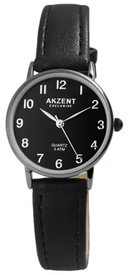 Produktbild von Akzent Exclusive Damenuhr mit Kunstlederionsarmband