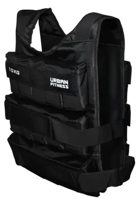 Obrázek produktu pro Urban Fitness nastavitelná zátěžová vesta – 10 kg – fitness příslušenství