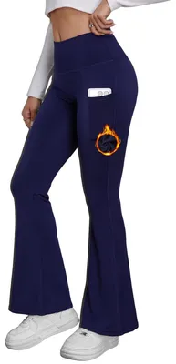 Immagine prodotto di Leggings termici a vita alta con fodera in pile, per donna
