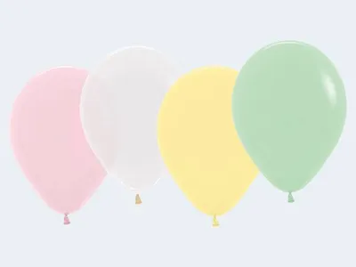 Produktbild von 8 Luftballon pastell 30cm bunt
