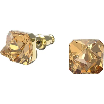 Produktbild von Swarovski Damen Ohrringe Ohrstecker Chroma Pyramidenschliff, Gelb, Goldlegierungsschicht 5613680