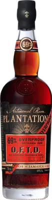 Produktbild von Plantation Rum OFTD Overproof 0,7L (69% Vol) Barbados Guyana Jamaica- [Enthält Sulfite]