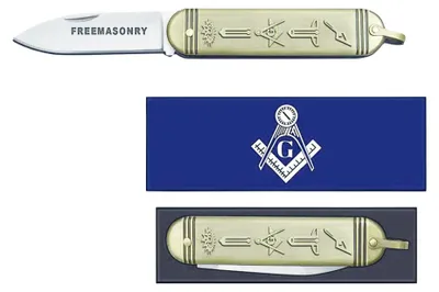 Immagine prodotto di Coltello tascabile massonico.