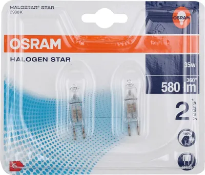 Produktbild von OSRAM Halogenstift Star 35W 12V Gy6,35 Blister 2 Stk