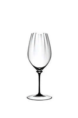 Produktbild von RIEDEL 4884/15D FATTO A MANO Performance Riesling Weinglas - Schwarzer Stiel