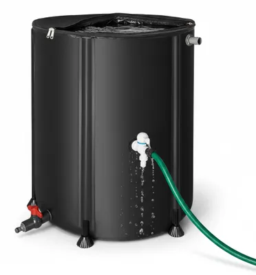 Immagine prodotto di Mucola 250L Barile pieghevole per la pioggia Serbatoio per l'acqua piovana Cisterna Barile 60x88