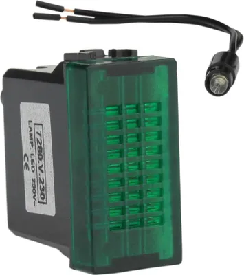 Produktbild von Leuchtmelder LED GREEN 230V M-L 2147
