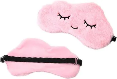 Produktbild von Famanu Schlafmaske Lichtblockierend - 100% hautfreundliche Seide - verstellbarer Riemen - rosa