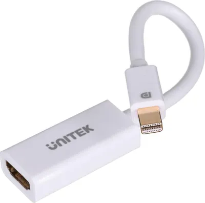 Produktbild von UNITEK Y-6331, Mini DisplayPort, HDMI, 0,2 m, 210 mm, 21 mm, 12 mm