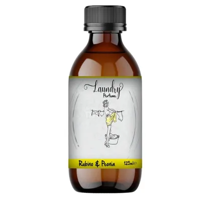 Produktbild von Laundry - Parfüm für die Waschmaschine, Duft für die Waschmaschine, Wäscheduft, Wäscheparfüm, Rubino & Peonia, 125 ml