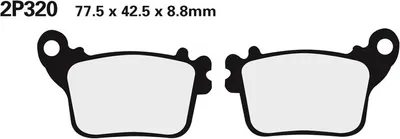 Produktbild von NISSIN Street /Off-Road Sintermetall Bremsbeläge - 2P-320ST