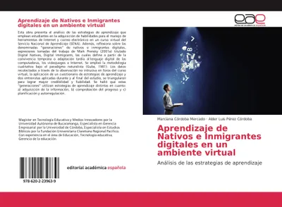 Produktbild von Aprendizaje de Nativos e Inmigrantes digitales en un ambiente virtual