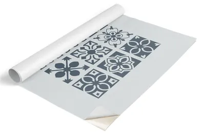 Produktbild von Tulup Möbelfolie - Klebefolie Möbel - Selbstklebende Folie 65x130 cm - Möbelfolie Schrank - Folie für Möbel - Möbelfolie Küche - Wasserdicht - Abwaschbar - Selbstklebend - Luftblasenfrei - Fliesensets