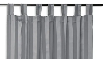 Produktbild von Vorhang Isa 140x245 cm anthrazit Schlaufen Gardine halbtransparent