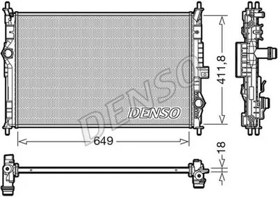 Obrázok produktu pre Kühler, Motorühlung DENSO DRM21103