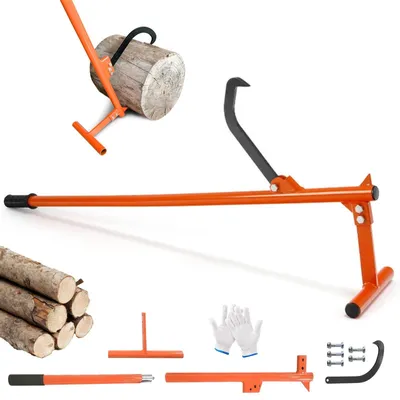 Produktbild von Vallifter 130 cm - Holzlift - Antirutschgriff - Umkehrhaken - Fußplatte - Robustes Stahl