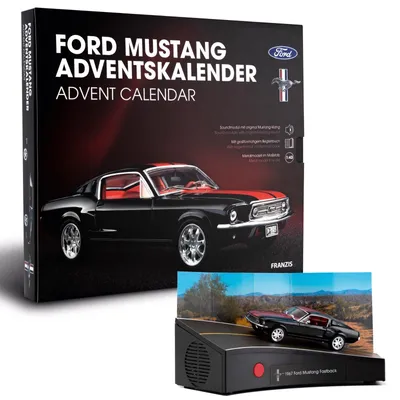 Zdjęcie produktu dla 67965 Ford Mustang Kalendarz Adwentowy Skala 1 43 Ford Mustang Advent Calendar