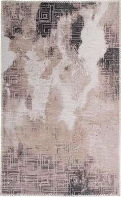Produktbild von Kurzflorteppich Holika Taupe 120 x 180 cm